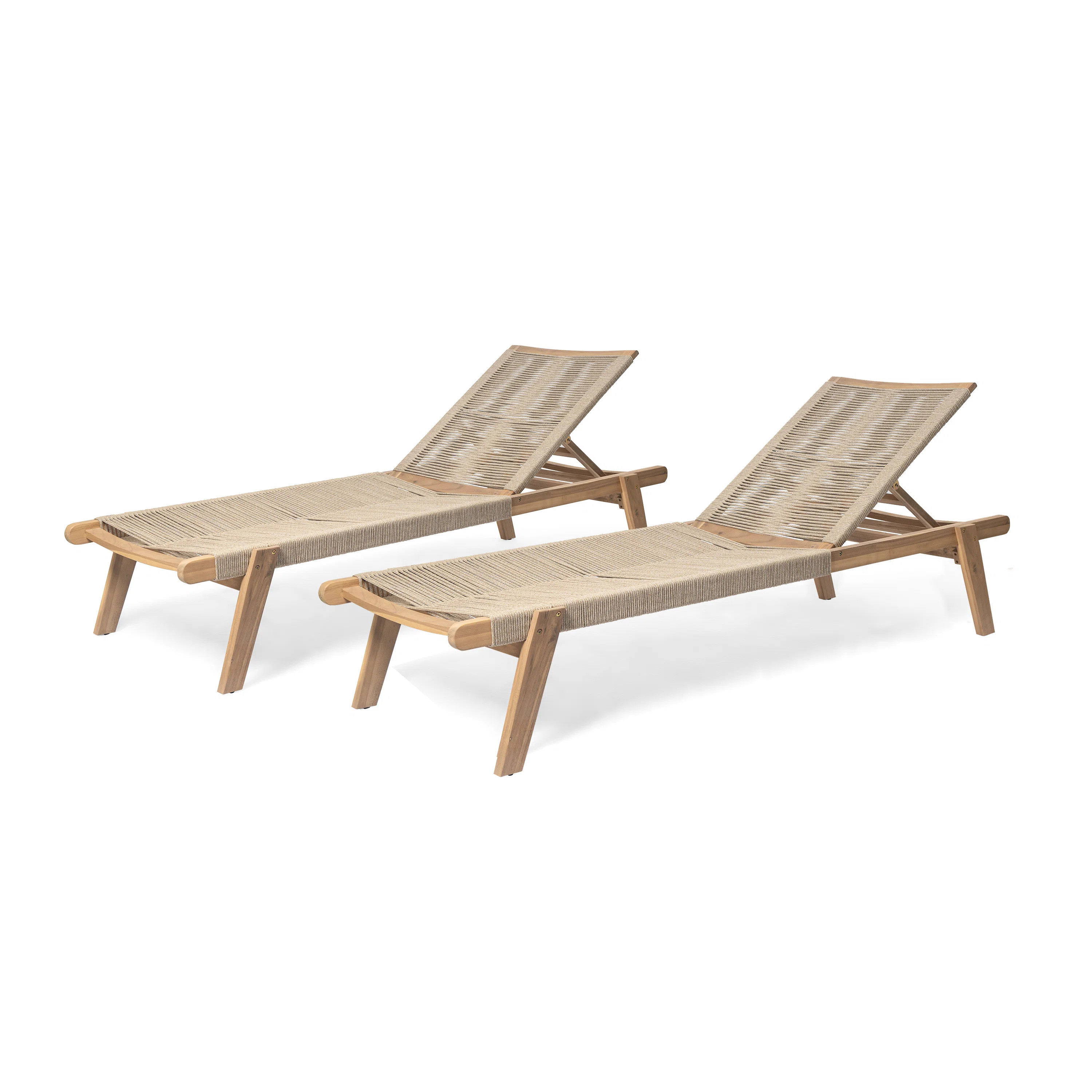 Saulean Outdoor Rope Chaise Lounge Set | Wayfair North America