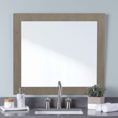 36 Inch Vanity Mirror - Gray | Vintage Tub & Bath