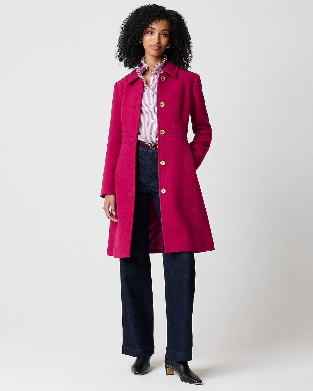 Petite wool-blend lady day coat | J.Crew Factory