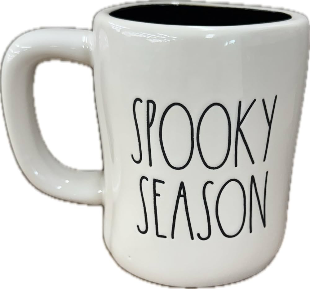 Rae Dunn Peanuts Halloween Ceramic Coffee Mug - White - Spooky Season | Amazon (US)