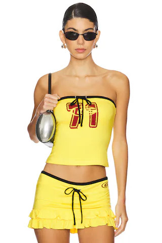 Michelle Top in Yellow | Revolve Clothing (Global)