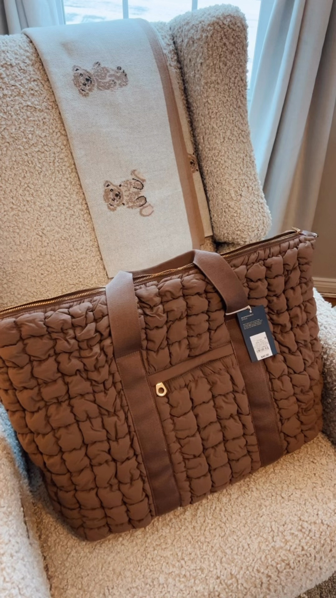 Target weekender tote- just $40!! Color would work great for an Autumn or Summer! 