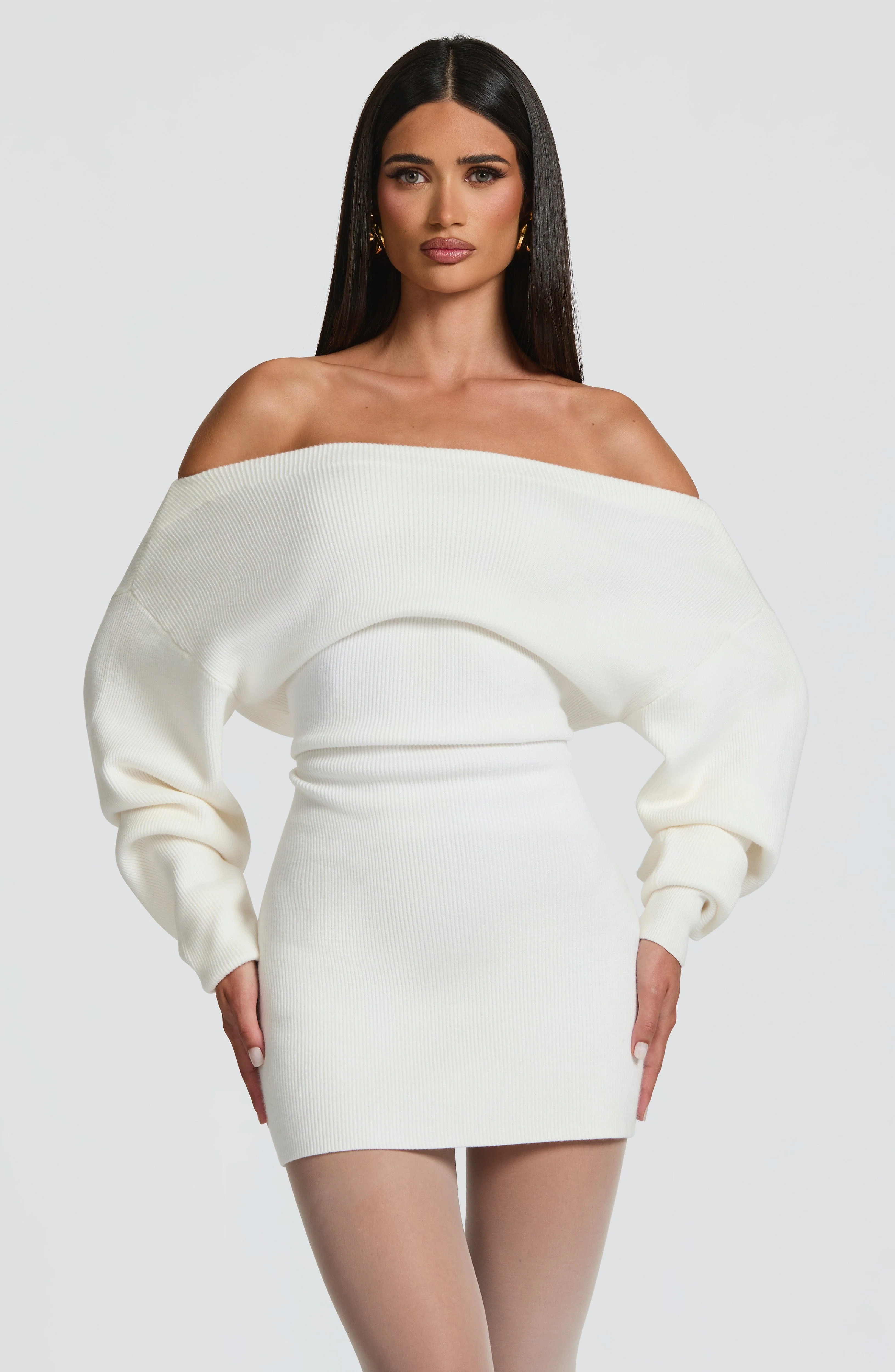 Sawyer Mini Dress - Ivory | Babyboo (global)