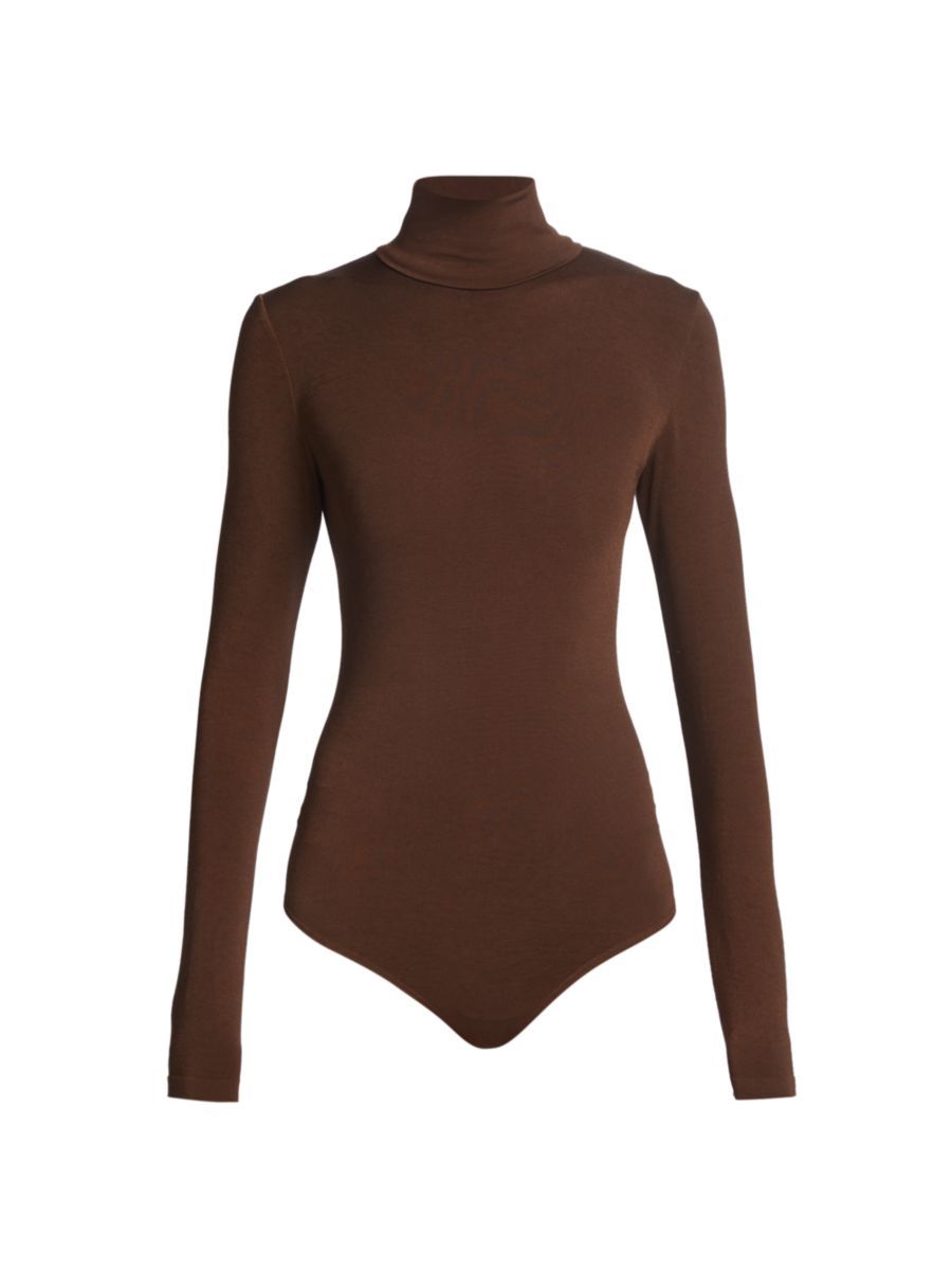 Opaque Natural Colorado String Long-Sleeve Bodysuit | Saks Fifth Avenue