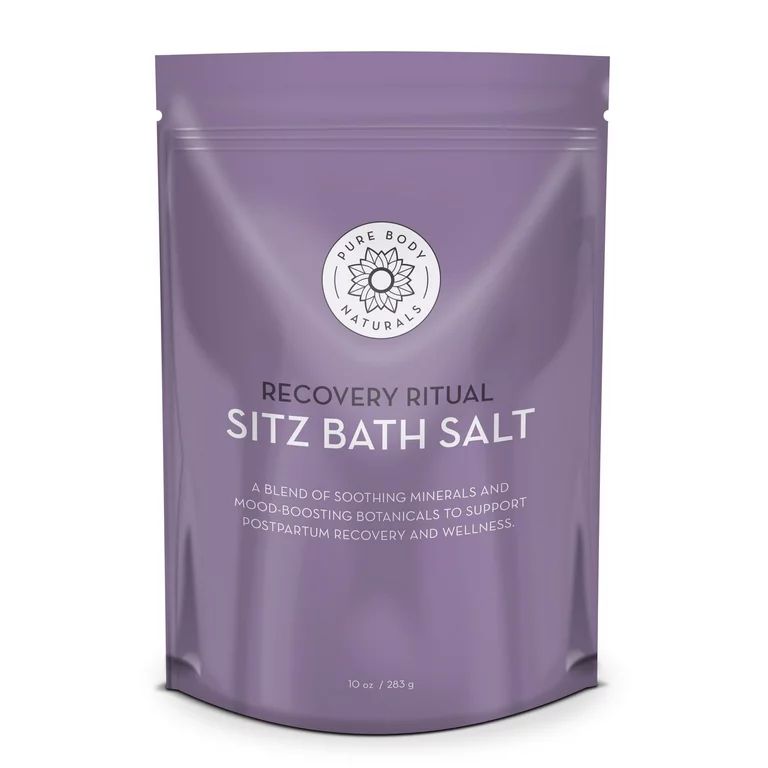Sitz Bath Salt for Postpartum and Hemorrhoid Care, 10 oz by Pure Body Naturals | Walmart (US)