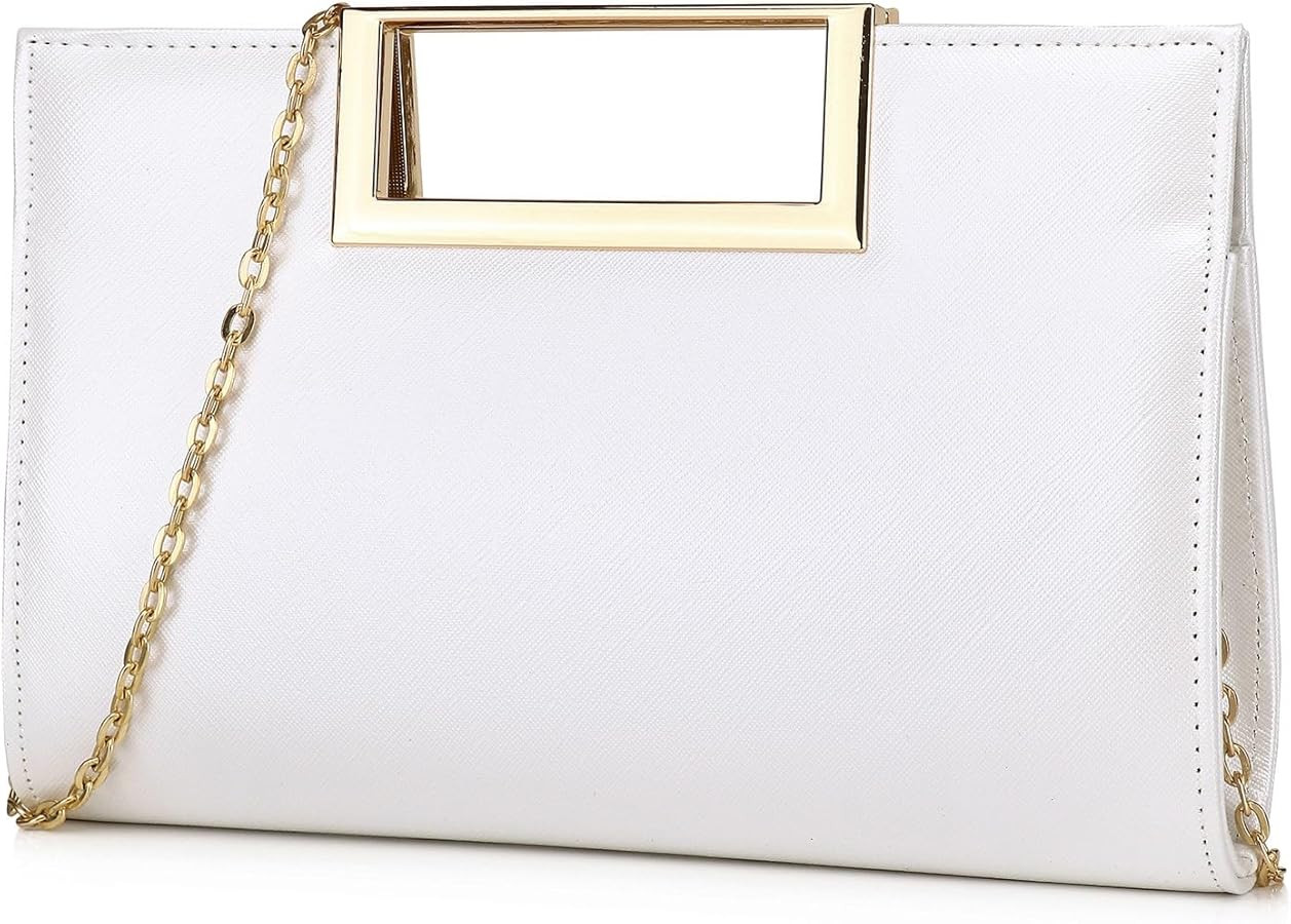 PU Leather Clutch Purse Evening Bag for Women | Amazon (US)