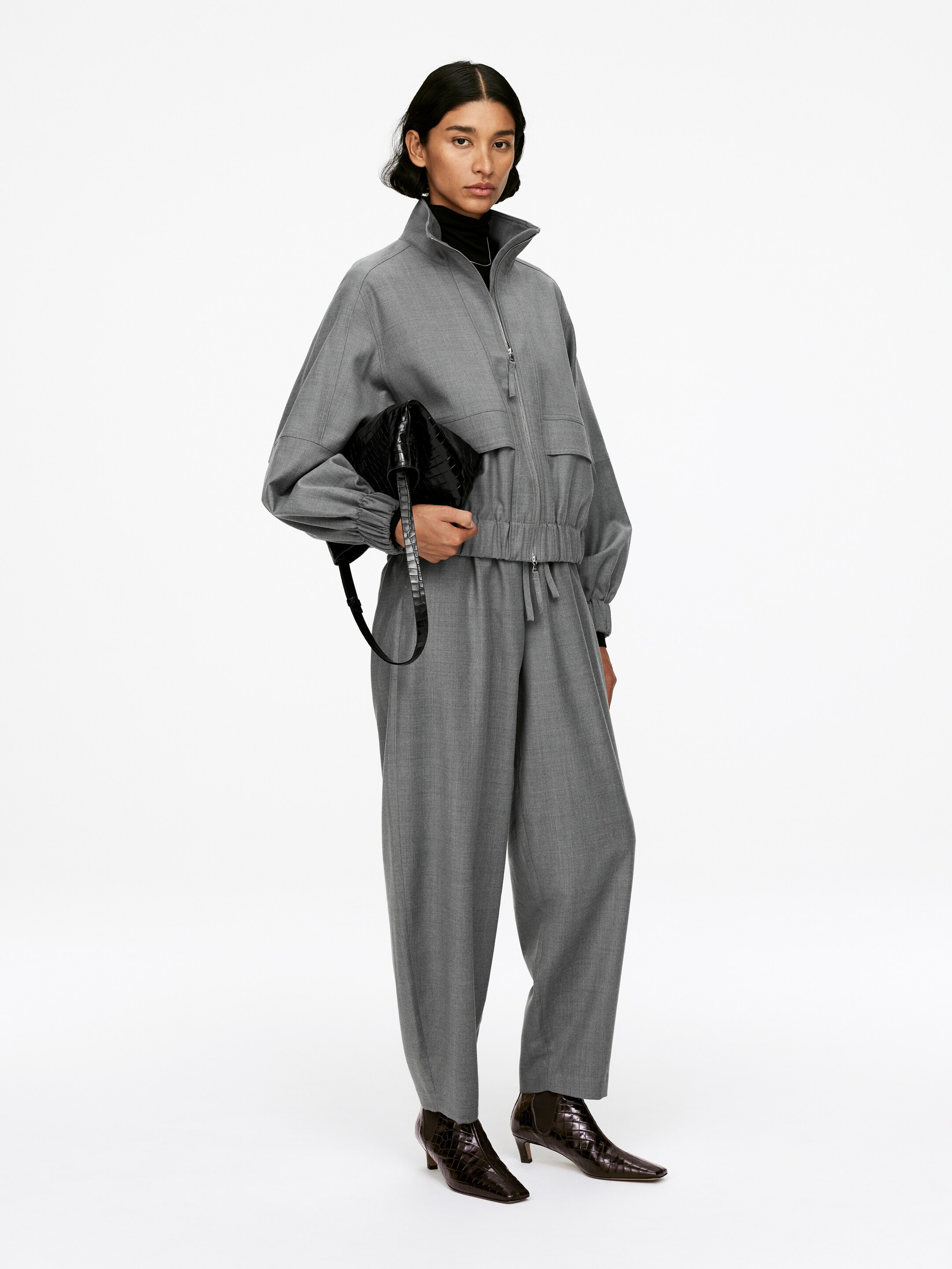 Square-Toe Ankle Boots - Brown - Ladies | H&M GB | H&M (UK, MY, IN, SG, PH, TW, HK)