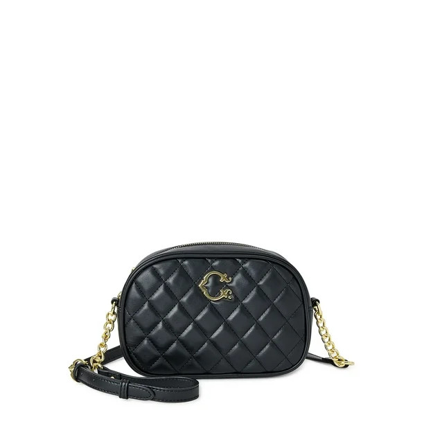 C. Wonder Women's Talia Small Camera Crossbody Bag, Black - Walmart.com | Walmart (US)