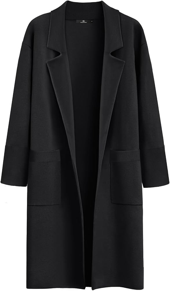 LILLUSORY Women's Long Dressy Cardigan Sweaters Fall Trendy Oversized Coatigan 2023 Knit Jacket W... | Amazon (US)