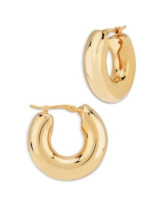 Bloomingdale's Fine Collection Chubby Hoop Earrings in 14K Yellow Gold - Exclusive  | Bloomingdal... | Bloomingdale's (US)