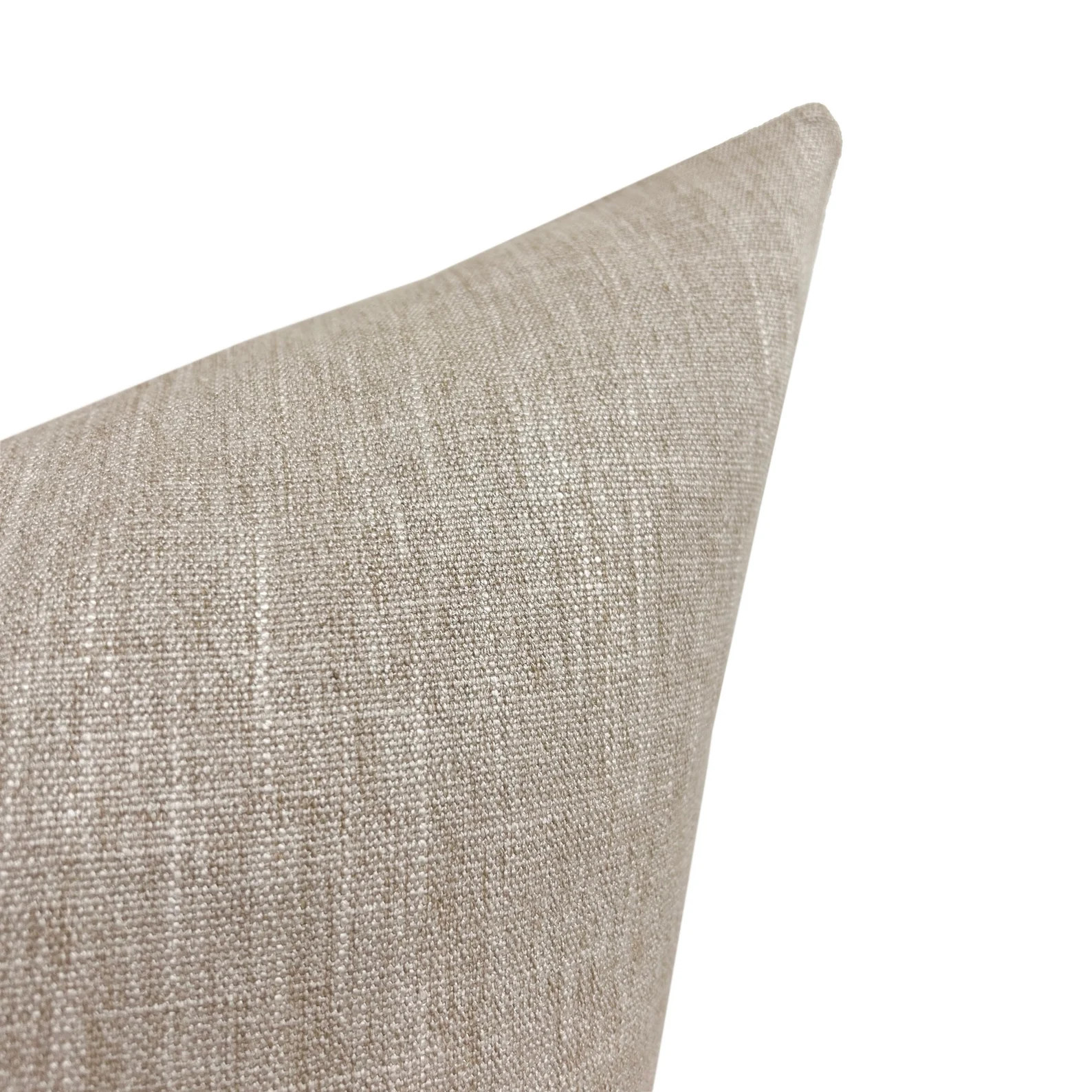 THEO Oatmeal Textured Pillow Cover, Textured Pillow Cover, Solid Pillow, Beige Pillow, Double Sid... | Etsy (US)