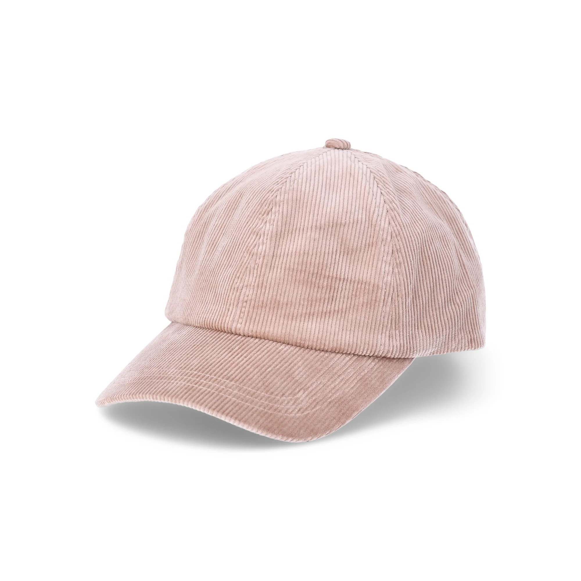 Time and Tru Women's Micro Corduroy Baseball Cap, One Size, Tan, Cotton | Walmart (US)