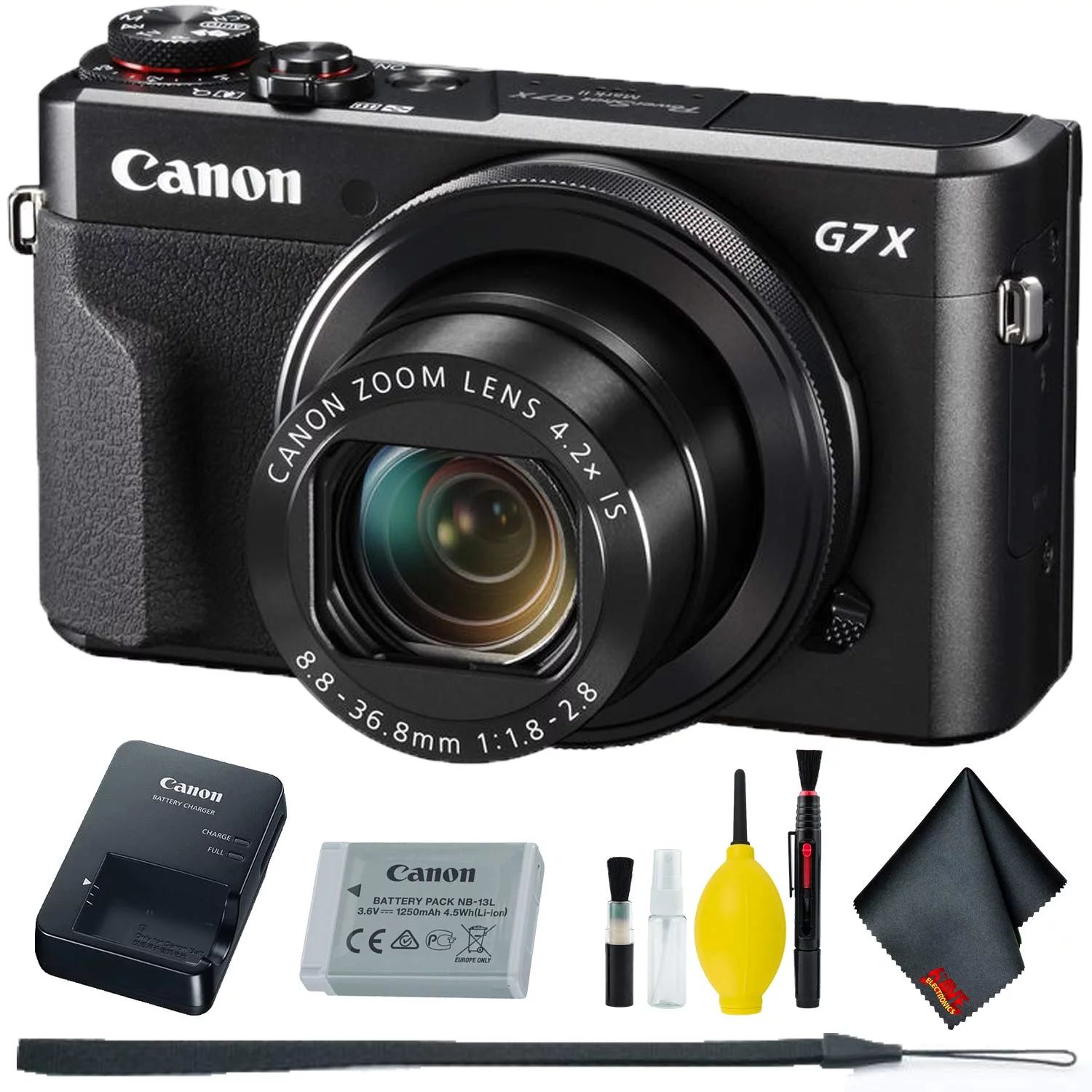Canon PowerShot G7 X Mark II Digital Camera Base Bundle - Walmart.com | Walmart (US)