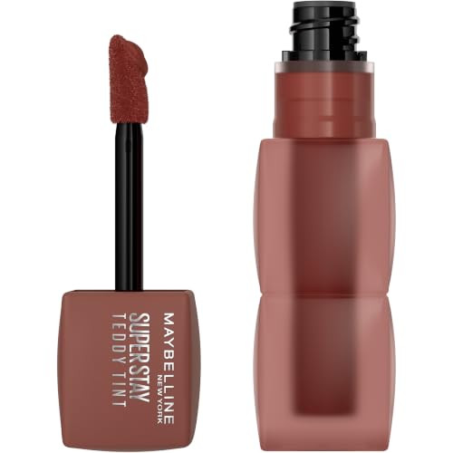 MAYBELLINE Super Stay Teddy Lip Tint, Long Lasting Matte Lipstick For Up To 12HR Wear, Mascara Tear, 1 Count | Amazon (US)