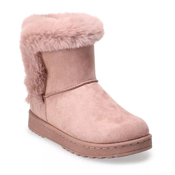SO® Paulina Women's Faux-Fur Winter Boots | Kohl's