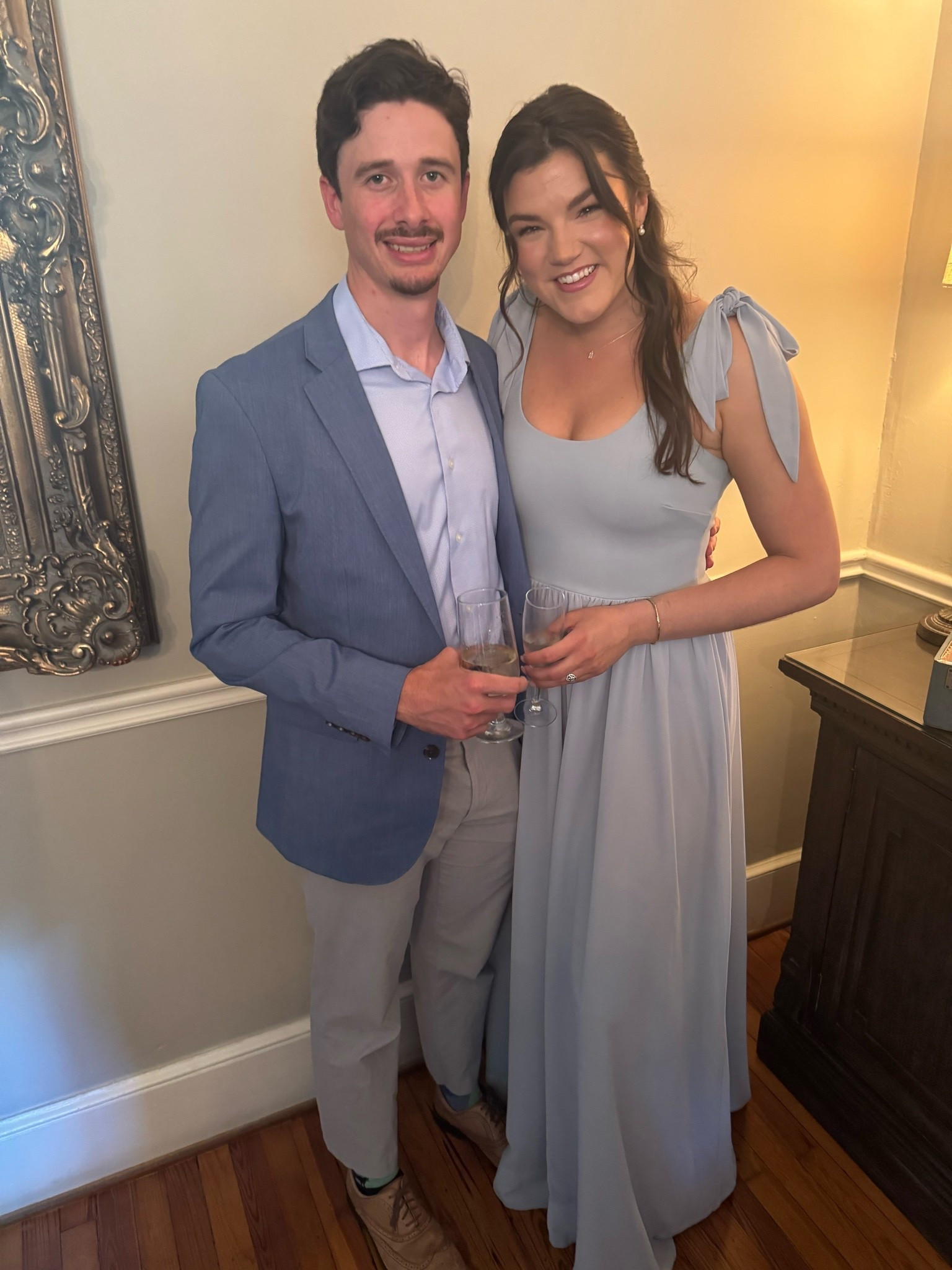 Loved wearing this blue bridesmaid dress🤍

#LTKWedding