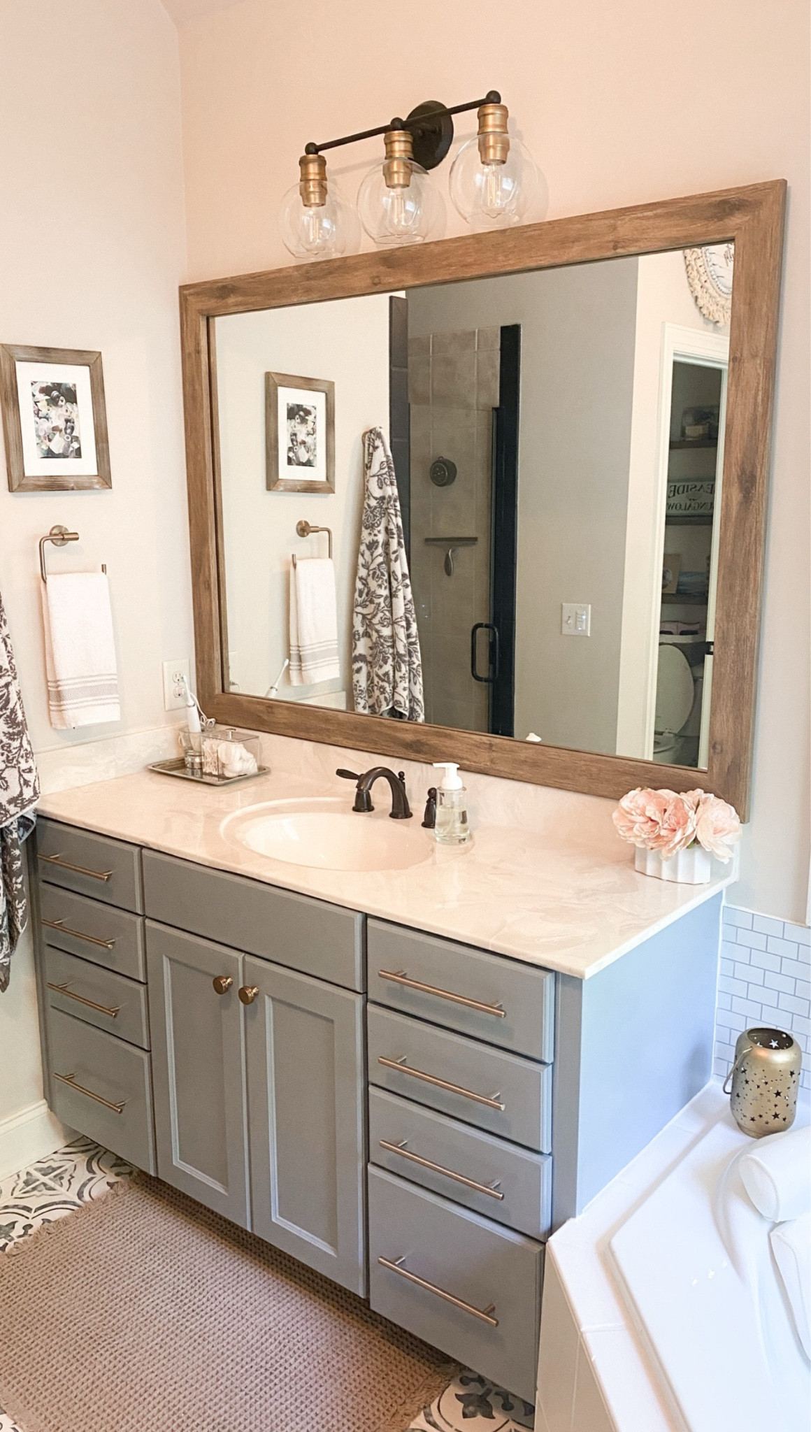 Still swooning over this master bathroom makeover! My fave waffle weave bath mat is on sale now and comes in so many colors! Modern farmhouse bathroom | beachy bathroom 

Shop the Amazon Black Friday deals for saving on these finds and more!

#LTKCyberWeek #LTKHome #LTKFindsUnder100