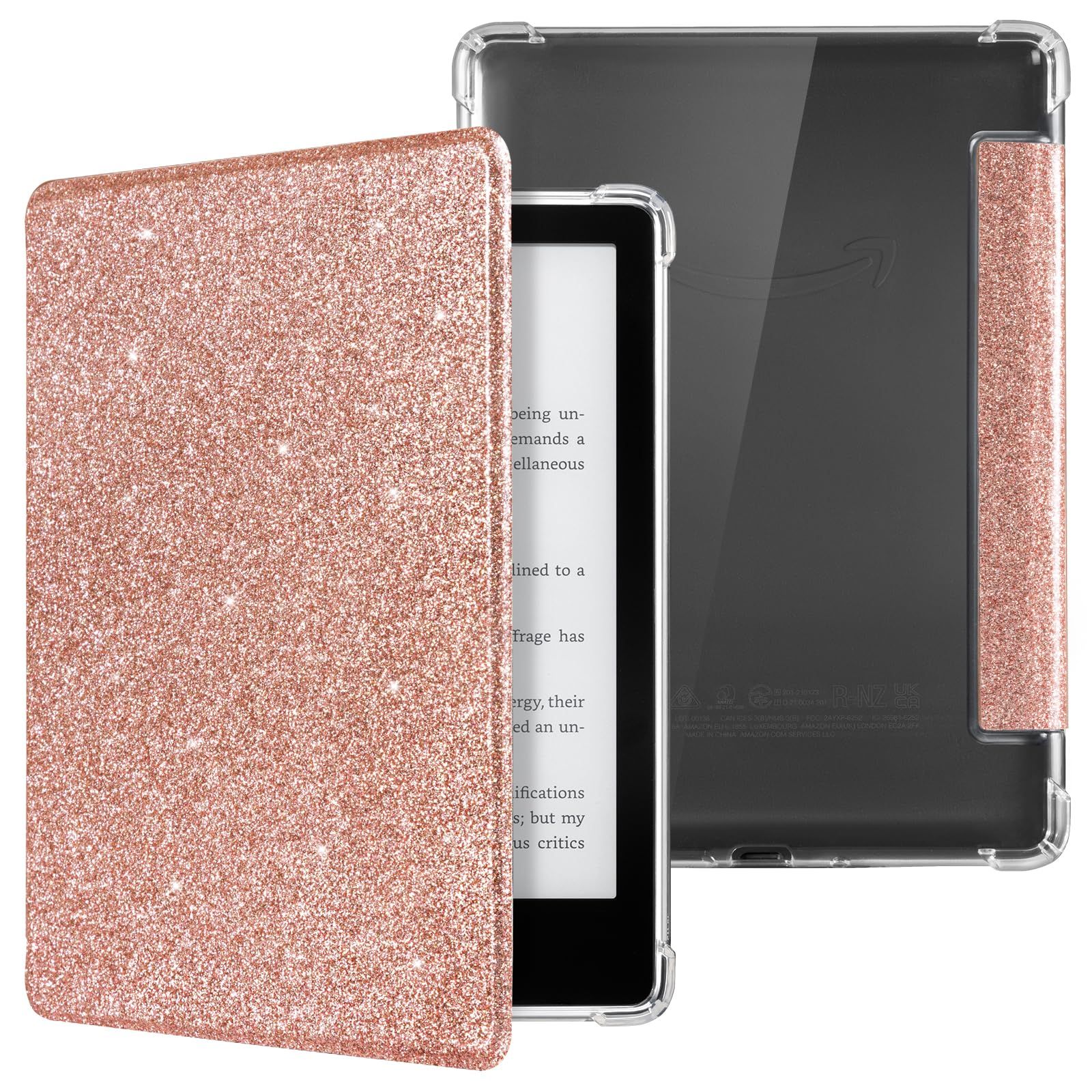 CoBak Case for Kindle Paperwhite - New PU Leather Cover and Clear Soft Silicone Back Cover with A... | Amazon (US)