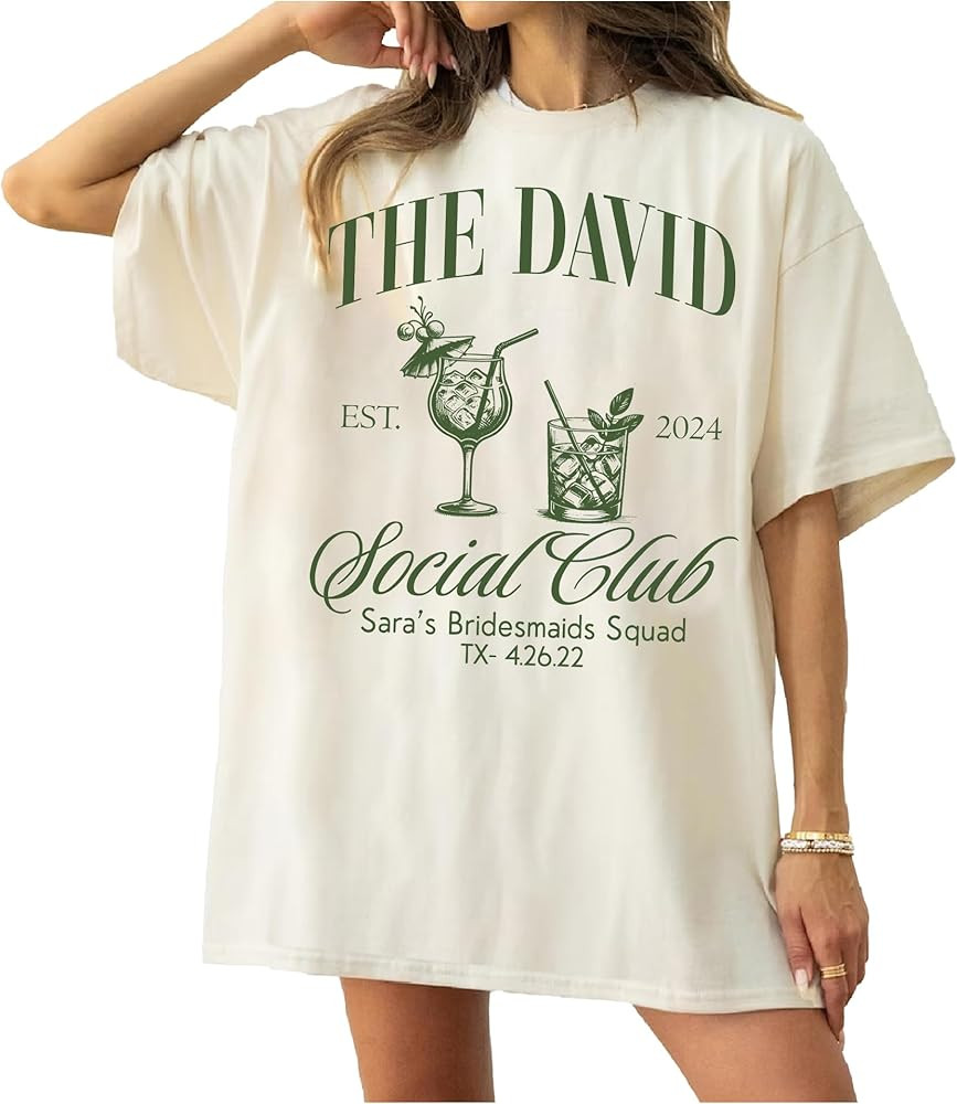 Noni Personalized Name Country Club Party Cocktail Bach Shirt Classy Bach Party Bridal Party Gift... | Amazon (US)