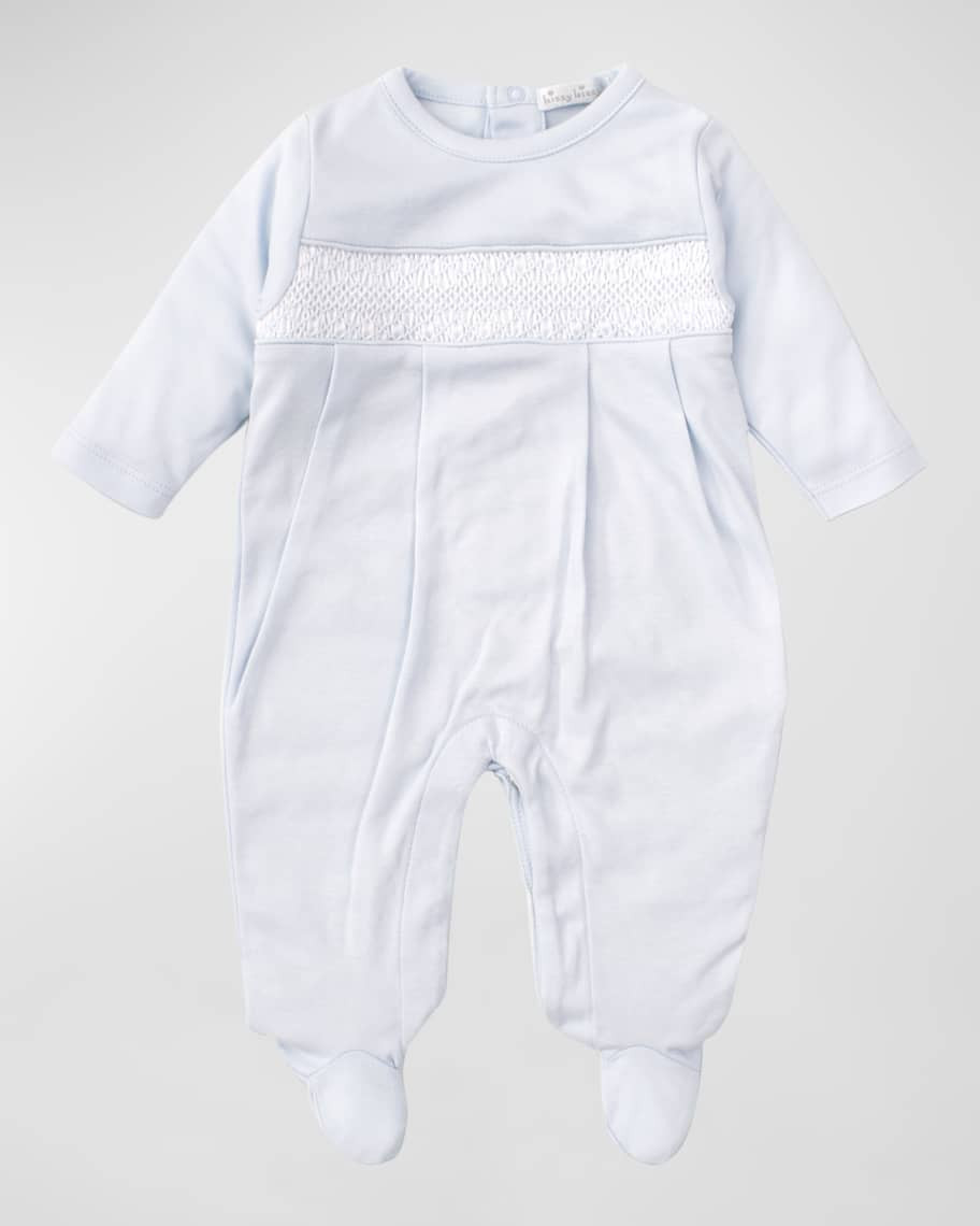 Boy's CLB Charmed Smocked Footie, Size Newborn-6M | Neiman Marcus