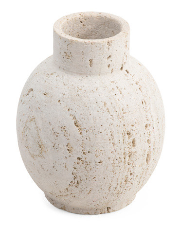10x8 Travertine Vase | Marshalls