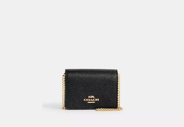 Mini Wallet On A Chain | Coach Outlet US