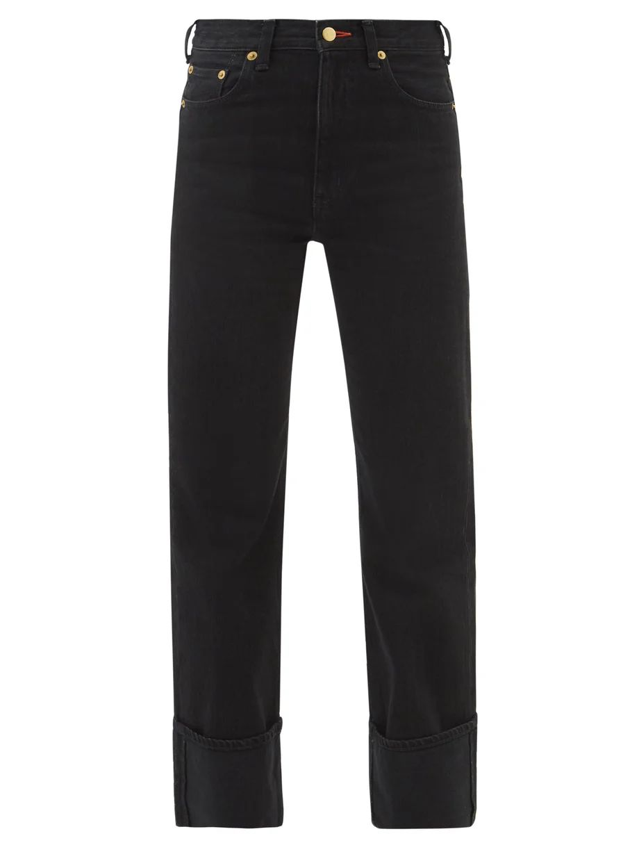Carnelian high-rise turn-up jeans | Matches (US)