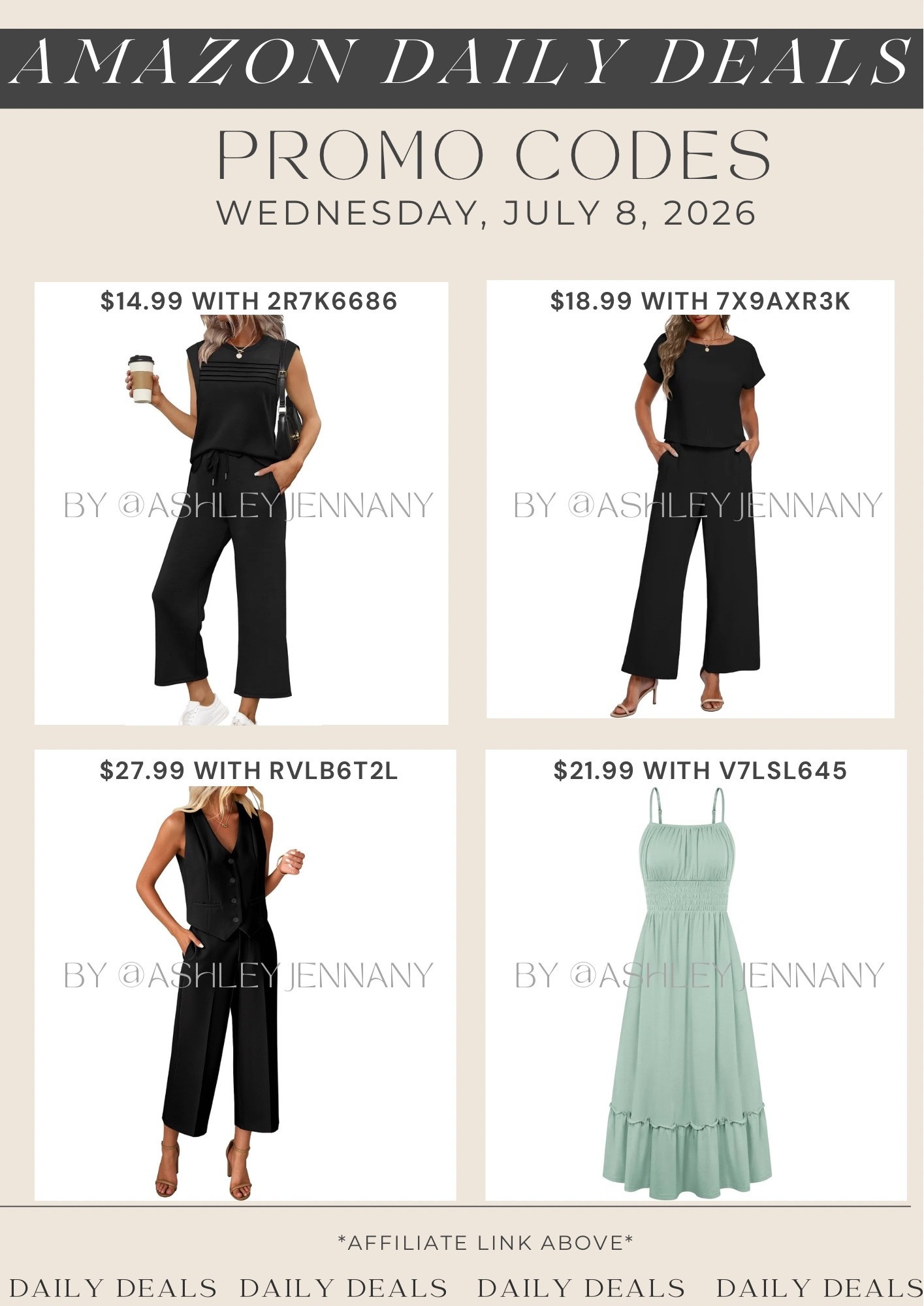 Amazon deals

#LTKSaleAlert #LTKMidsize #LTKootd