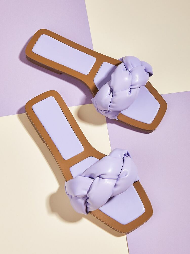 Braided Design Slide Sandals | SHEIN