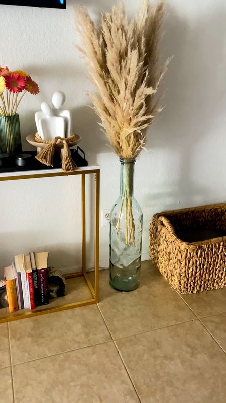 Found the most perfect floor vase to fill in that empty space! Just add your favorite pampas and your good to go 👏🏼👏🏼  amazing quality, love that it’s recycled too! 

#founditonamazon #floorvase #homedecor  

#LTKhome #LTKFind #LTKSeasonal