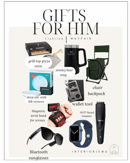 Gifts for him, gifts for dad, gifts for husband, gift guide for men. Tools, camping, beer mug, sleep aid, beer trimmer. Bluetooth sunglasses, amazon top selling gifts 

#LTKstyletip #LTKsalealert #LTKfamily