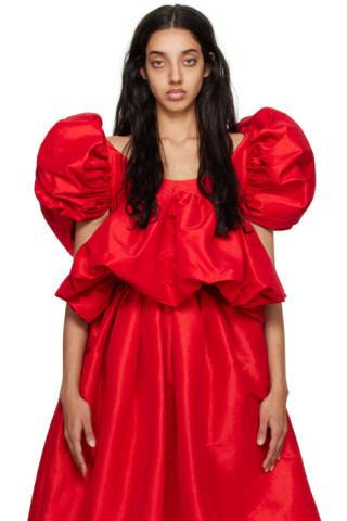 Red Chiara Blouse | SSENSE