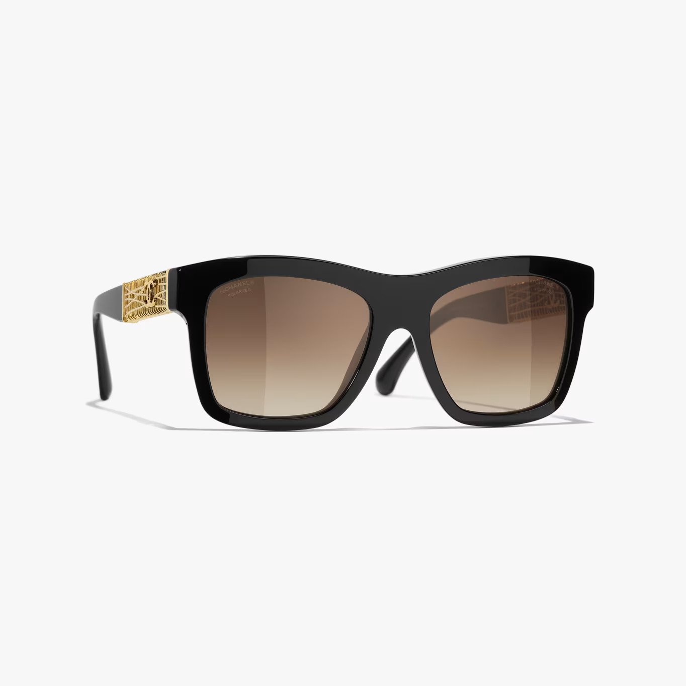 CHANEL Sunglasses: Square Sunglasses, acetate & metal — Fashion | CHANEL | Chanel, Inc. (US)