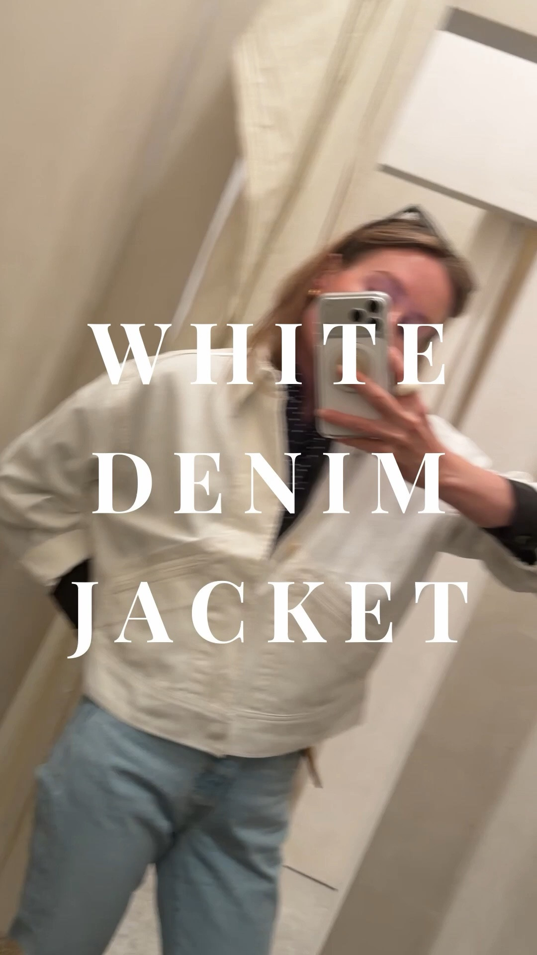 This denim jacket by Buck Mason has been selling out like hot pies so if you’re looking for a high quality summer jacket in a neutral color run don’t walk! It runs TTS, I’m trying on size large here (medium would work best for me but they were already sold out of that color at the store!)

#LTKTravel #LTKWorkwear #LTKSeasonal
