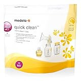 Medela Quick Clean MicroSteam Bags, Sterilizing Bags for Bottles Breast Pump Parts Eliminates 99.9 o | Amazon (US)