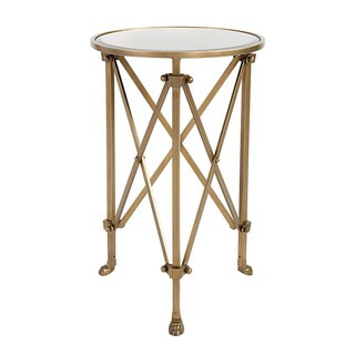 Olivia Mirrored Side Table with Oil Rubbed Bronze & Beveled Mirror Top | Ballard Designs, Inc.