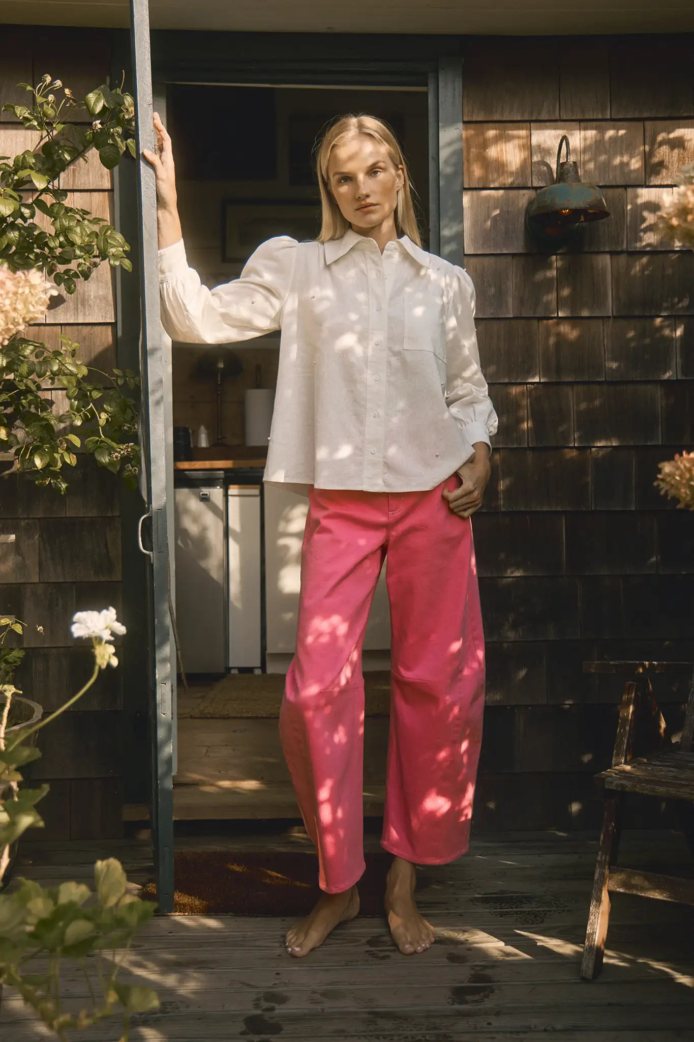 Mabel Pant | Barrel Leg Jeans | Hunter Bell | Hunter Bell