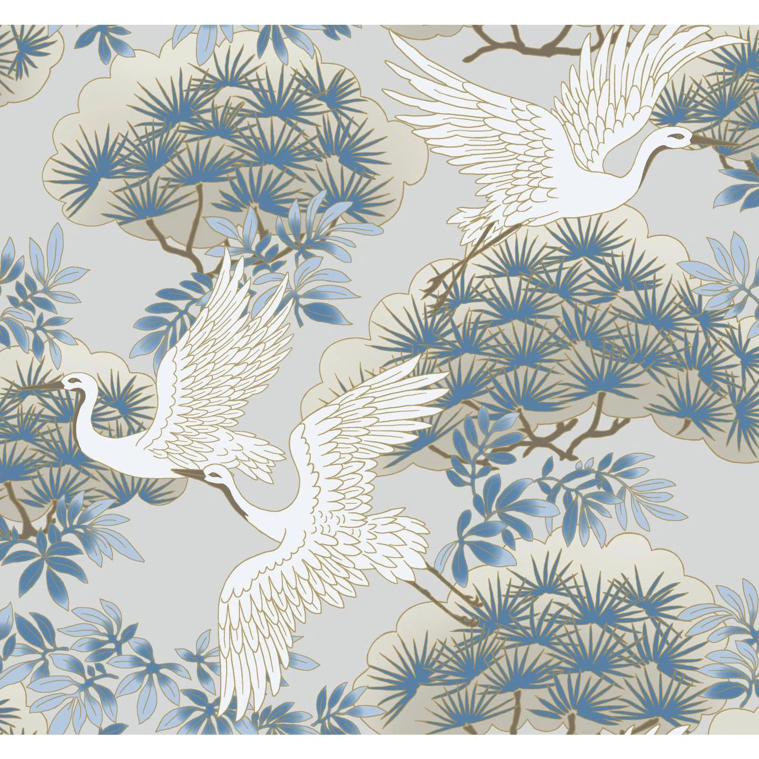 Sprig and Heron 27' L x 27" W Wallpaper Roll | Wayfair North America