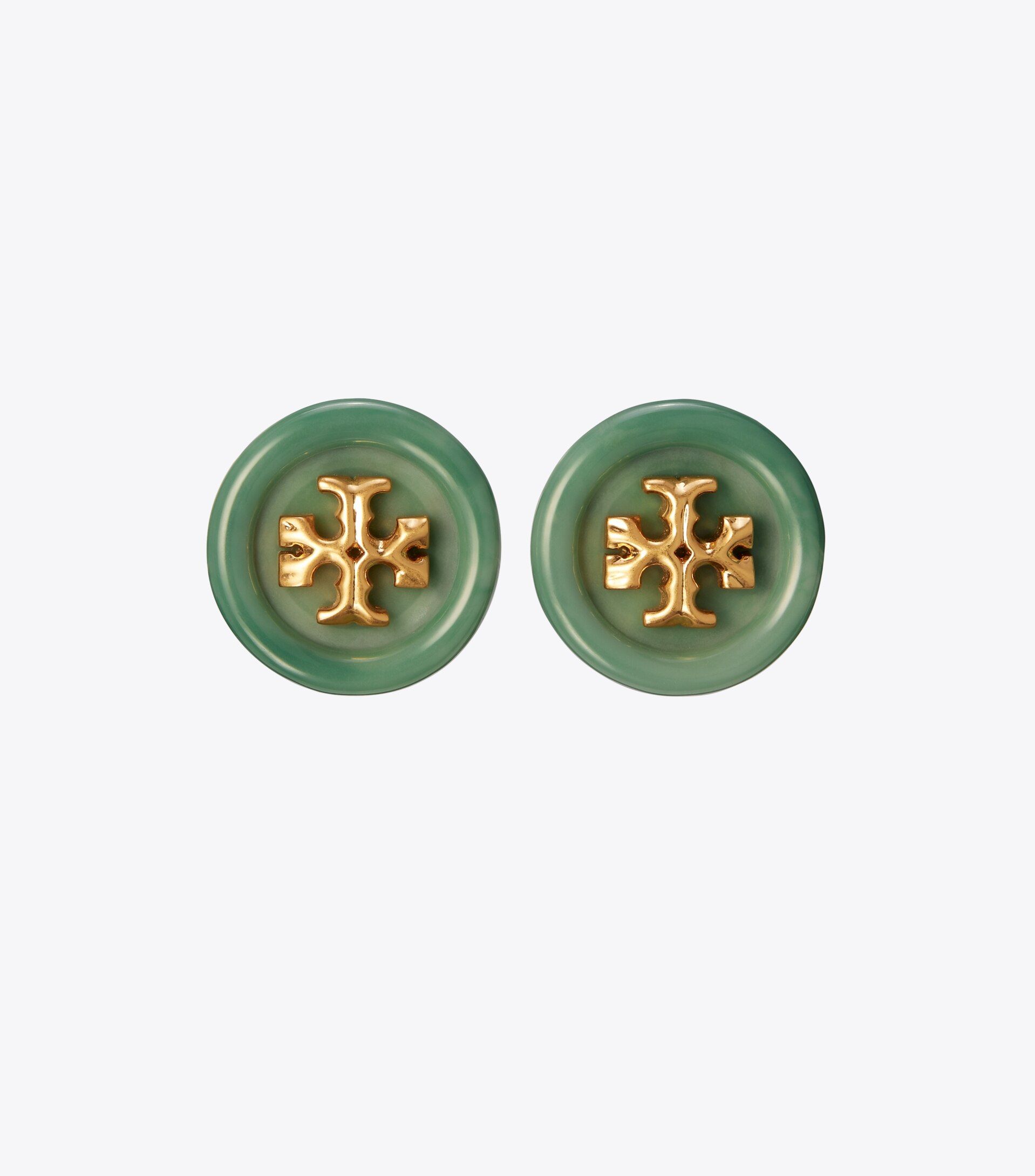 Roxanne Button Stud Earring | Tory Burch (US)