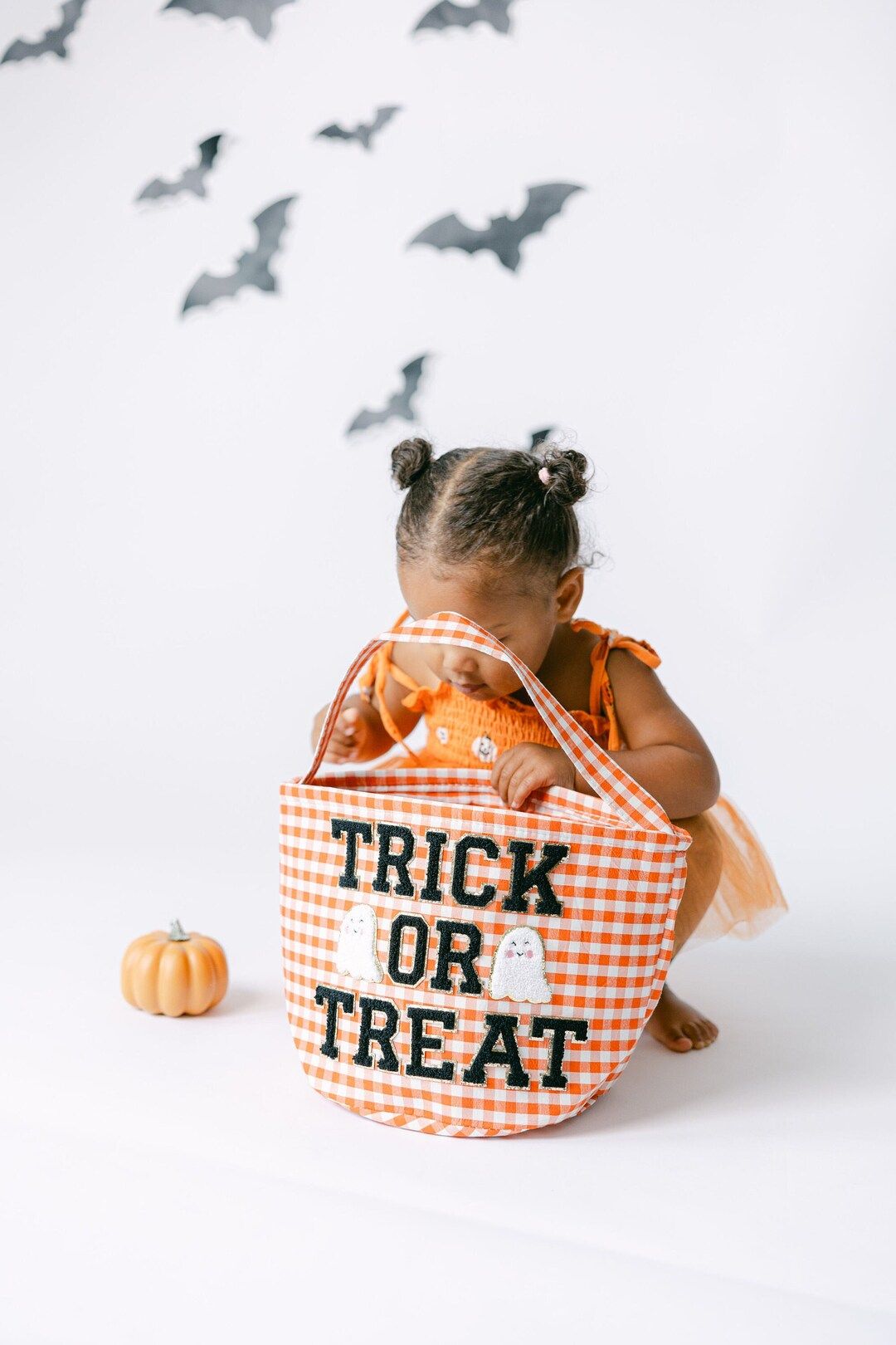 Custom Halloween Trick or Treat Bag | Personalized Kids Halloween Basket | Halloween Trick or Tre... | Etsy (CAD)