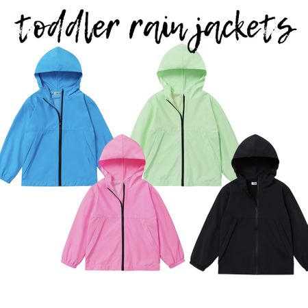 Fleece lined toddler rain jackets under $25! 

#LTKunder50 #LTKkids #LTKtravel