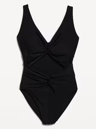 Cutout One-Piece Swimsuit | Old Navy (US)