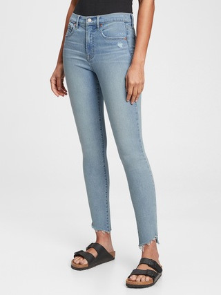 High Rise True Skinny Jeans with Washwell | Gap (US)