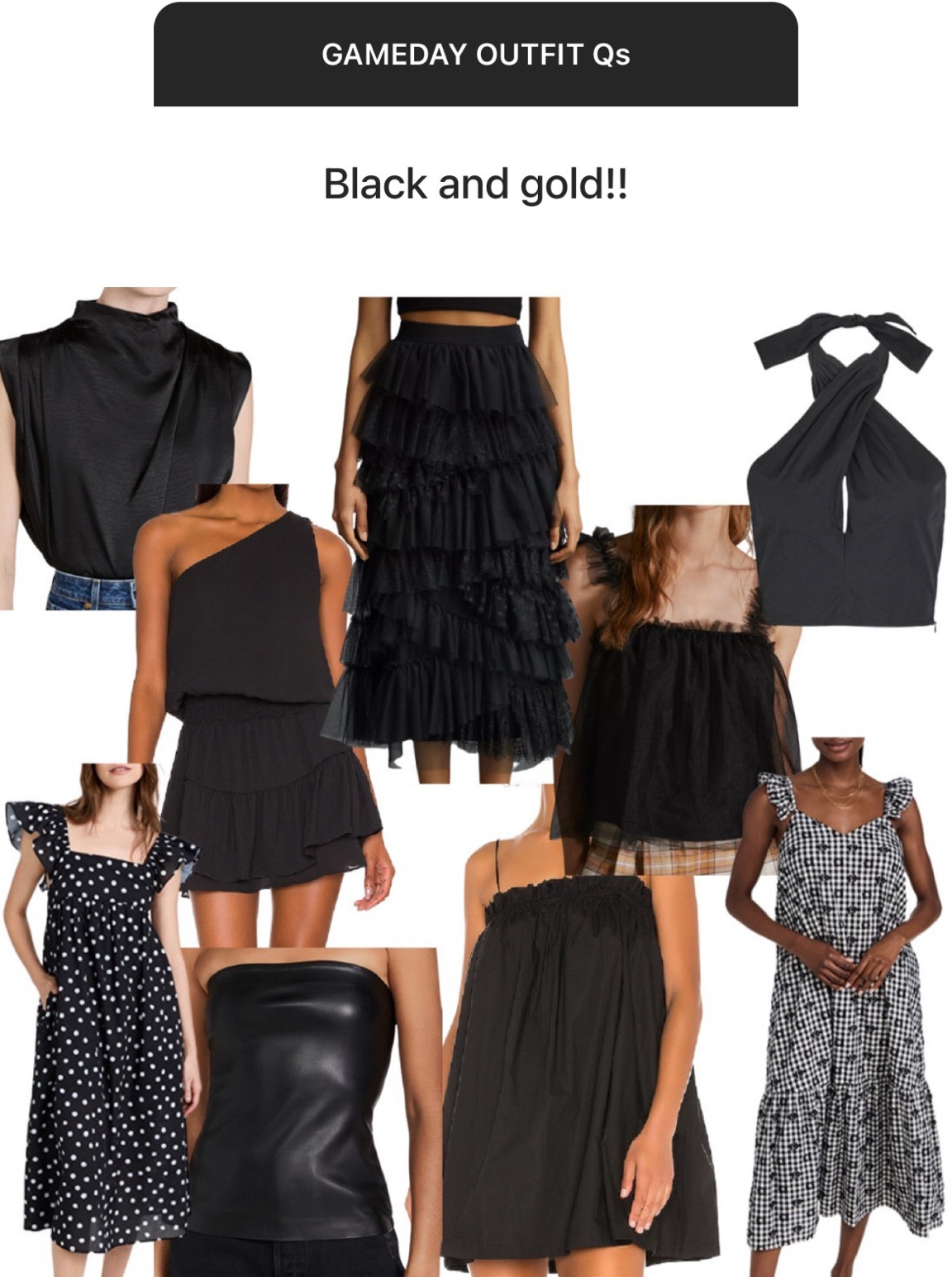 Black game day picks!

// college football, game day outfits, football season, college outfits 

#LTKU #LTKSeasonal #LTKunder100