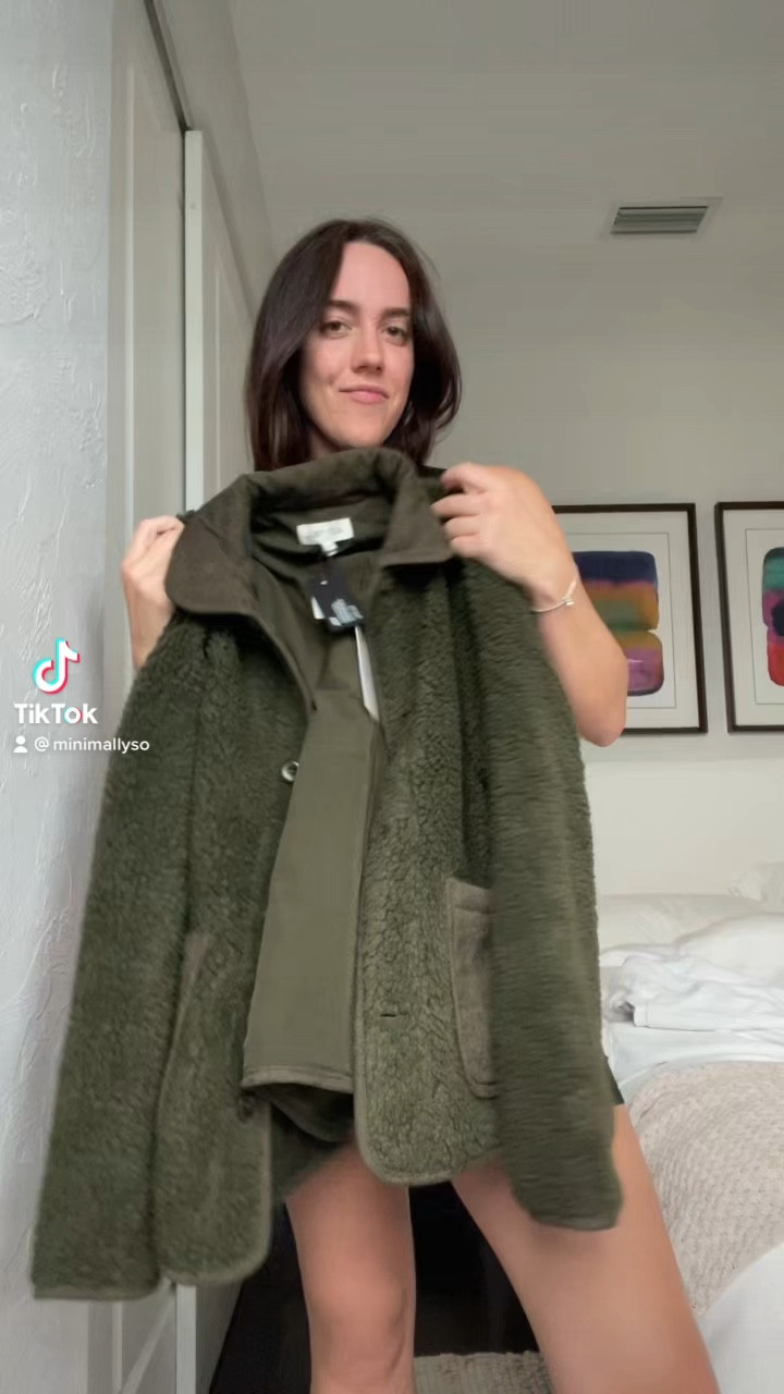 Alex Mill fleece jacket via Net-a-Porter! 