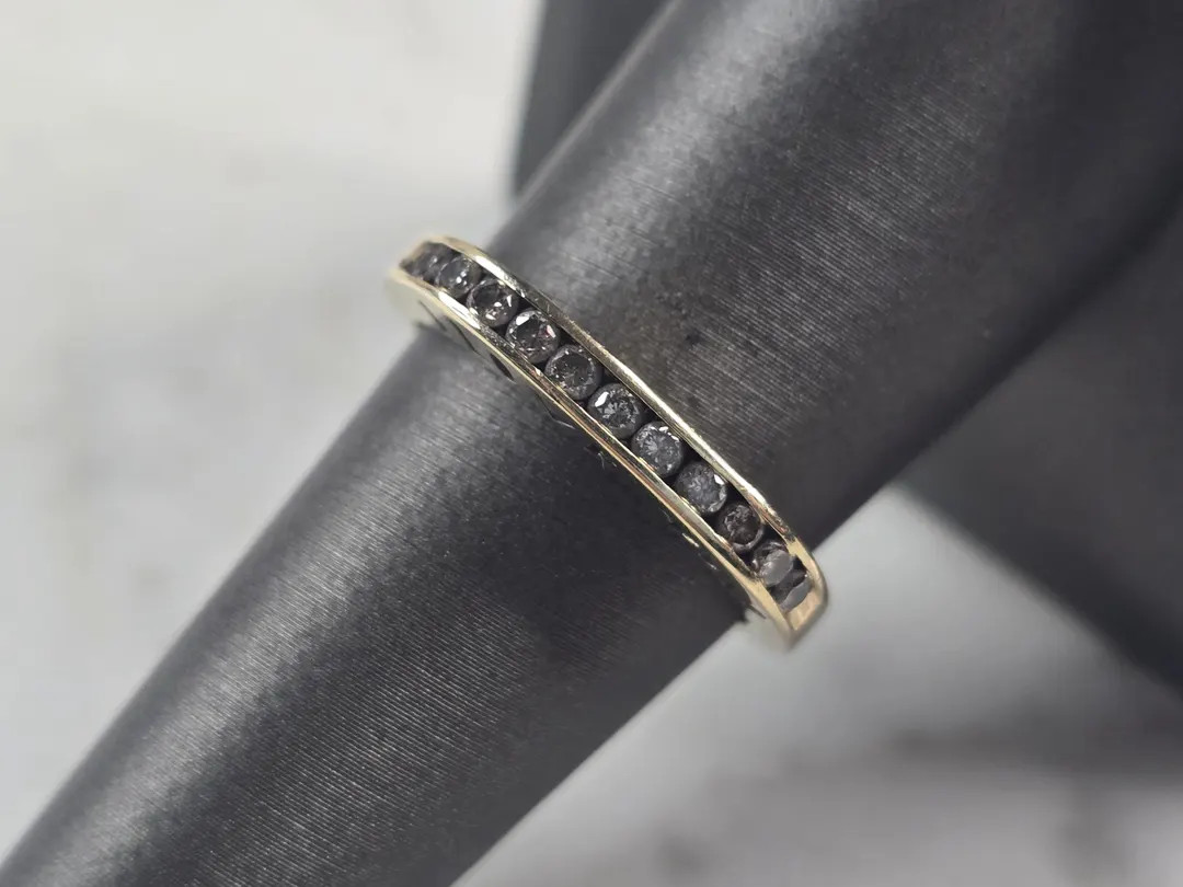 Womens Vintage Estate 10k Yellow Gold "I Love You" Diamond Ring 2.4g #E4608 | Etsy (US)