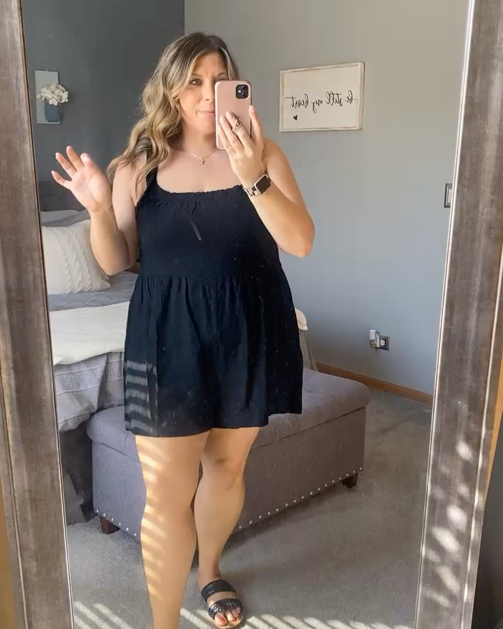 The cutest new romper from Pink Lily! Will be wearing this on repeat all summer! So many ways to style it! 

#LTKStyleTip #LTKFindsUnder50 #LTKMidsize