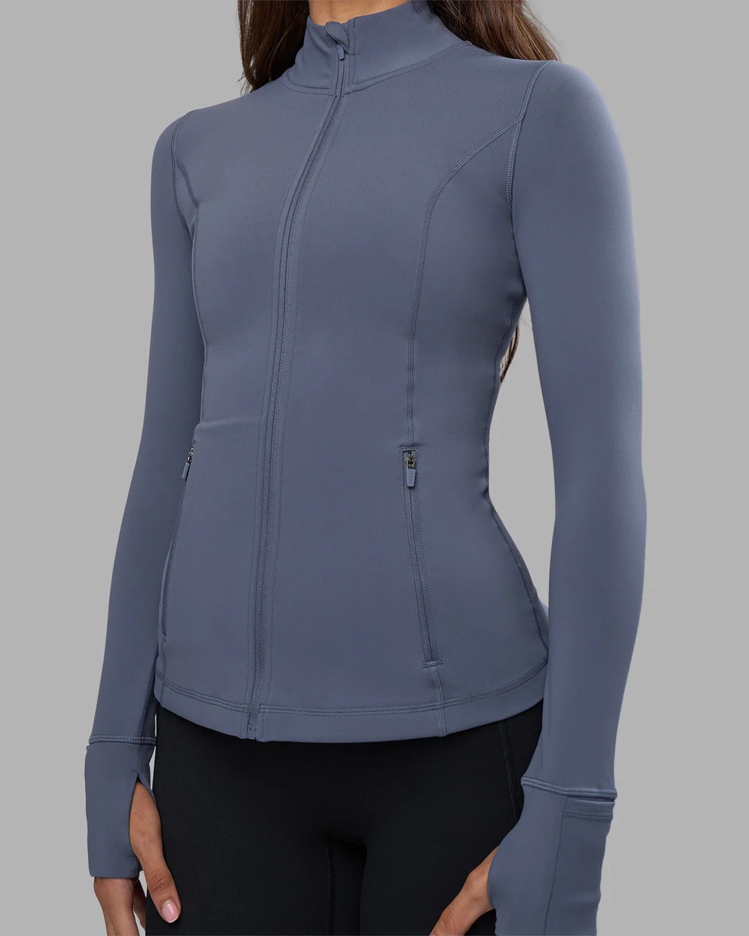 Stride Zip Through Jacket - Night Shadow | LSKD | LSKD