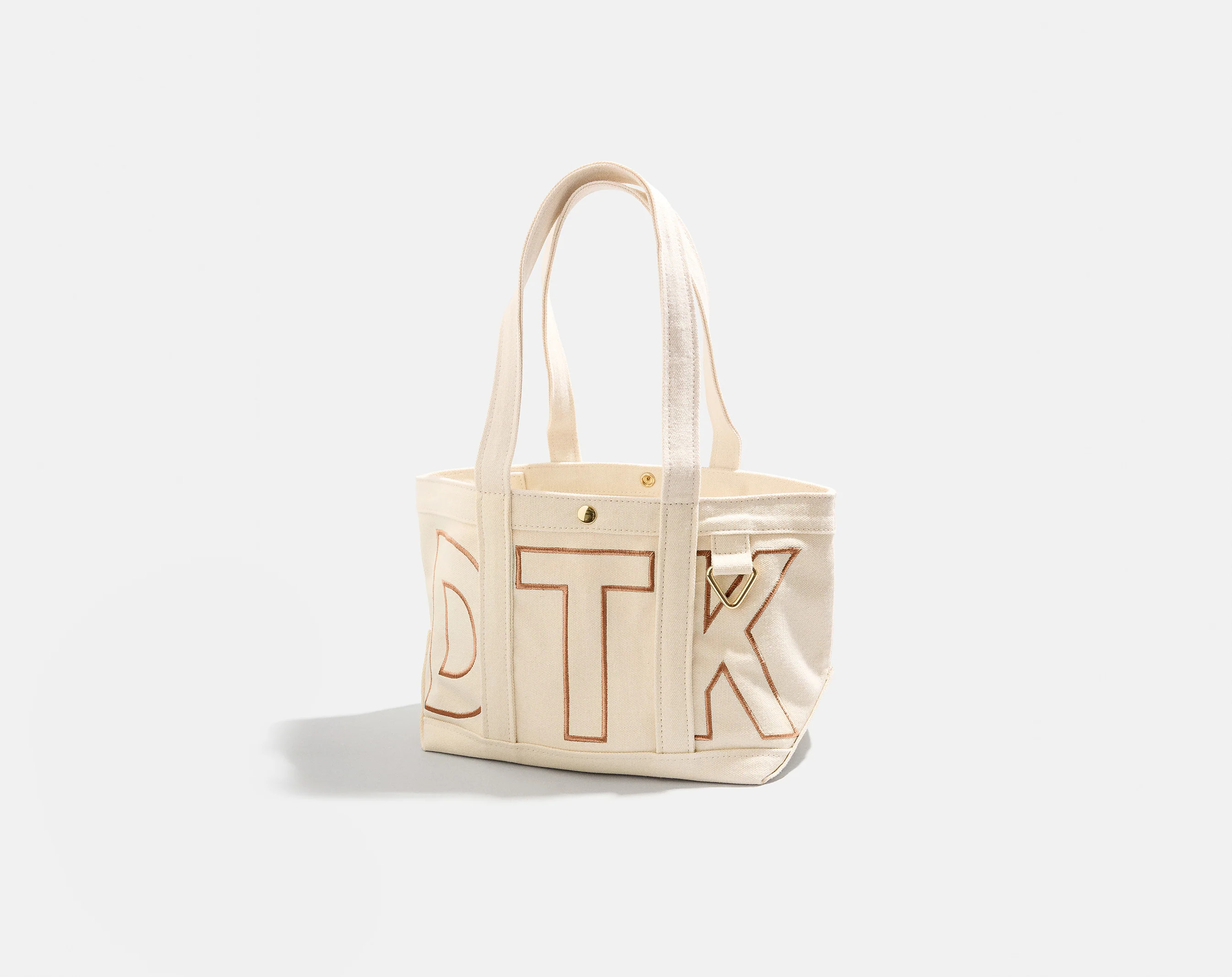 Custom Alpha Tote - Natural Sand | BaubleBar