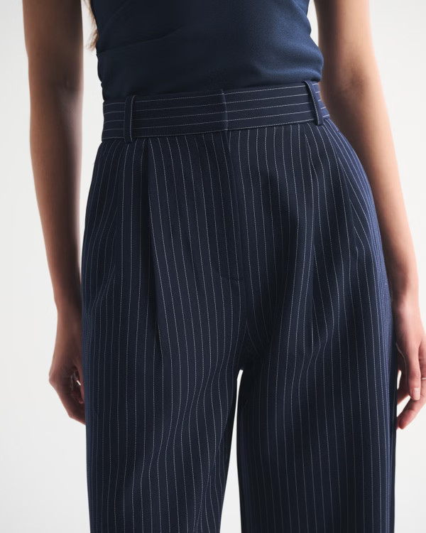 A&F Sloane Tailored Wide Leg Pant | Abercrombie & Fitch (US)